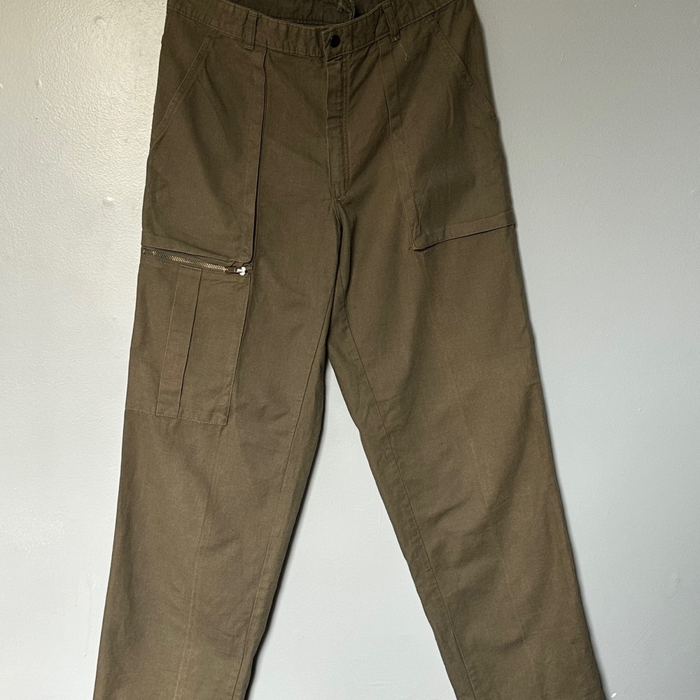 Baggy Vintage Olive Green Men's Cargo Pants